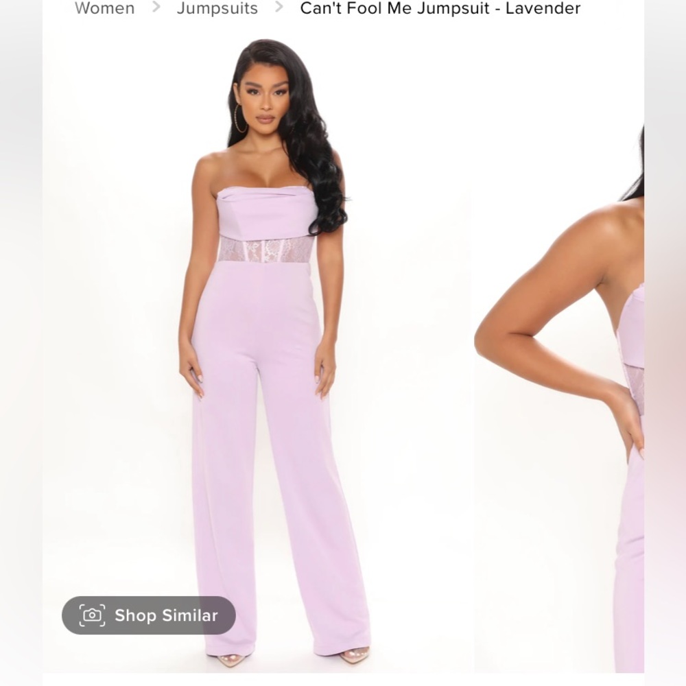 Fashion Nova Can’t Fool Me Jumpsuit Medium NWT - Picture 2 of 11